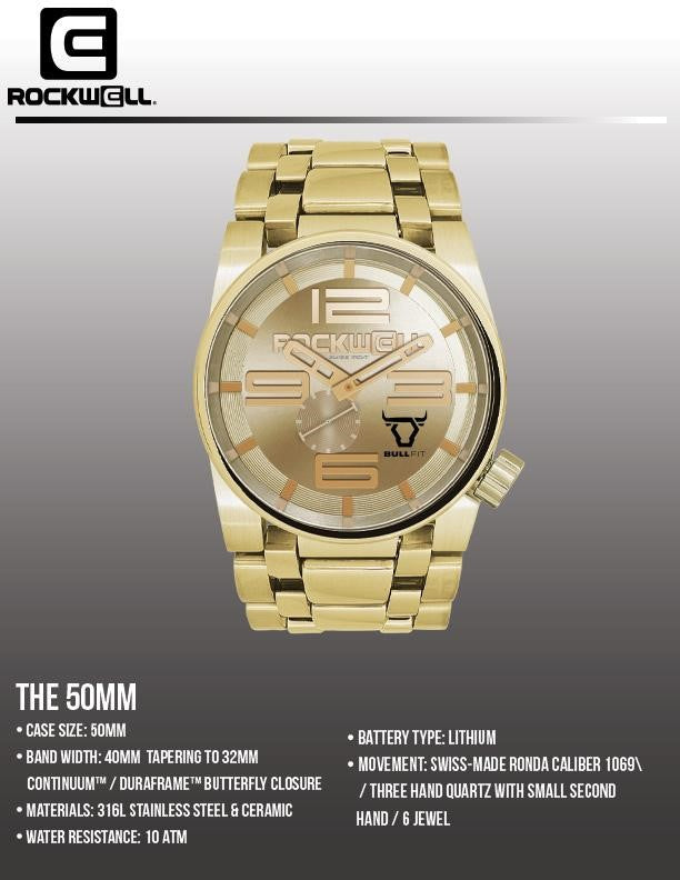 Custom Watches for Bull Fit 50MM Custom Watches for Bull Fit 50MM