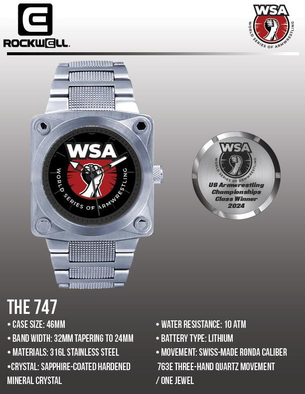 Custom Watches for World Series of Armwrestling Custom Watches for World Series of Armwrestling