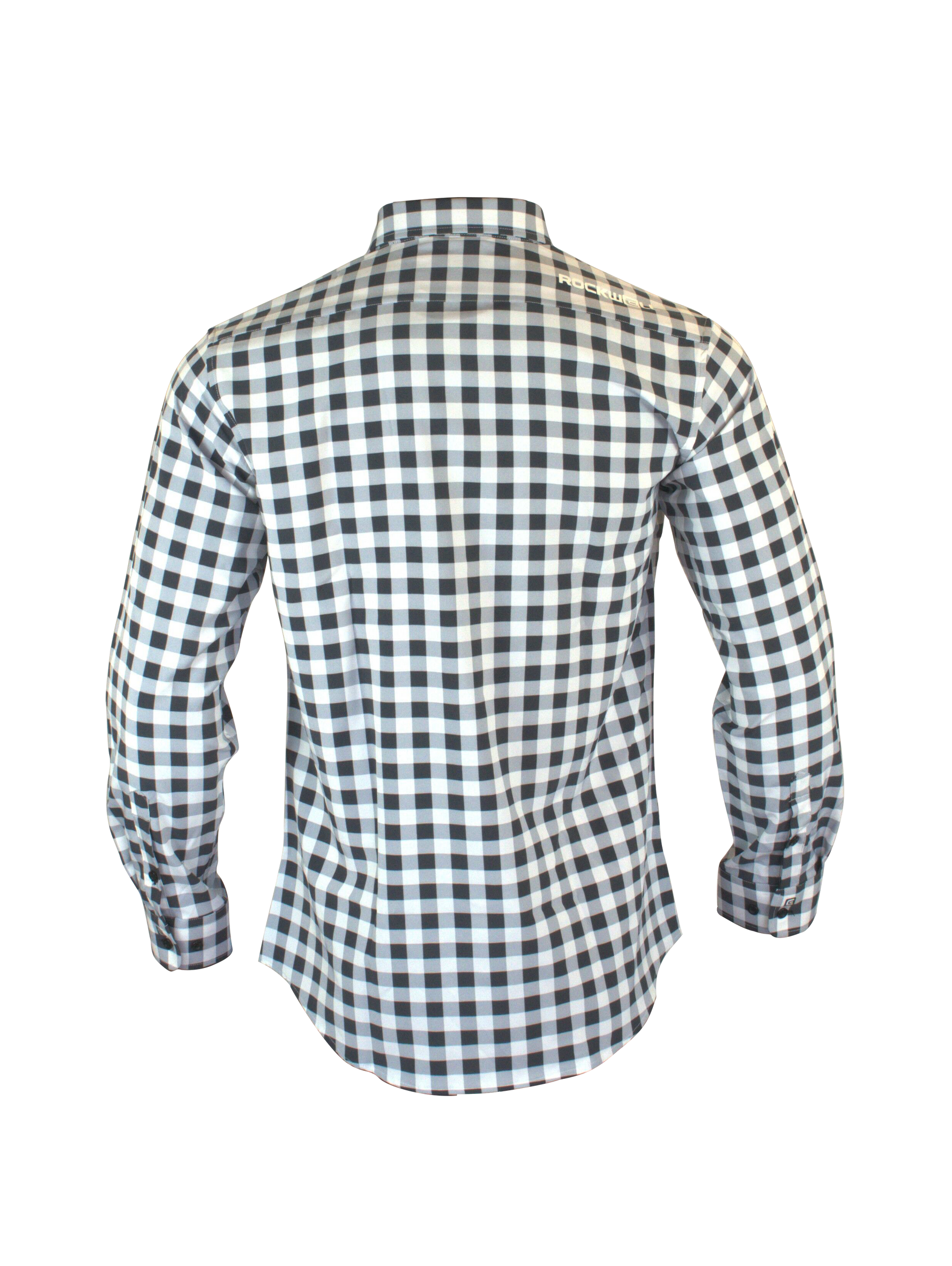 The Titan - Grey Plaid Long Sleeve
