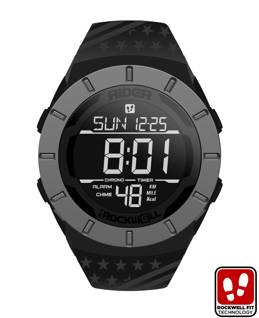 Coliseum Fit™ Halo Edition (Black/ Grey) Watch - Ryan Weaver